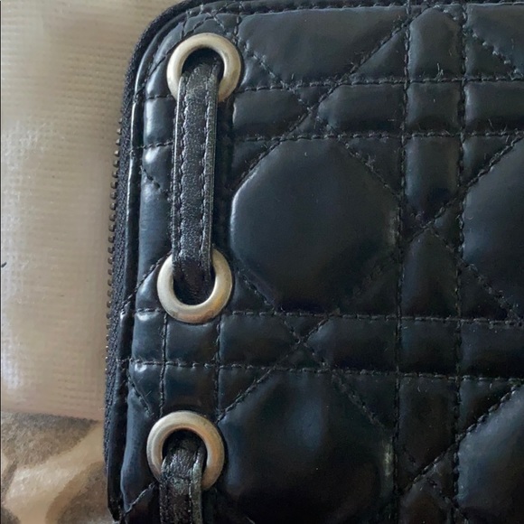 Dior black wallet with dust bag - Picture 5 of 8